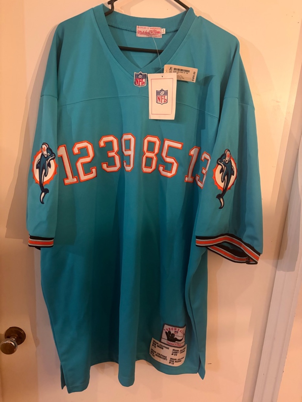 Mitchell & Ness Throwback Collectible Miami Dolphins of the Century jersey